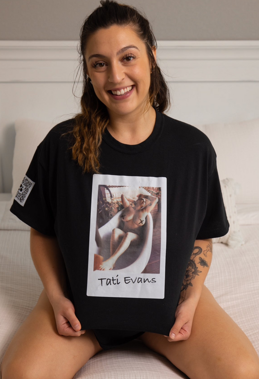 Black Polaroid T-Shirt NSFW